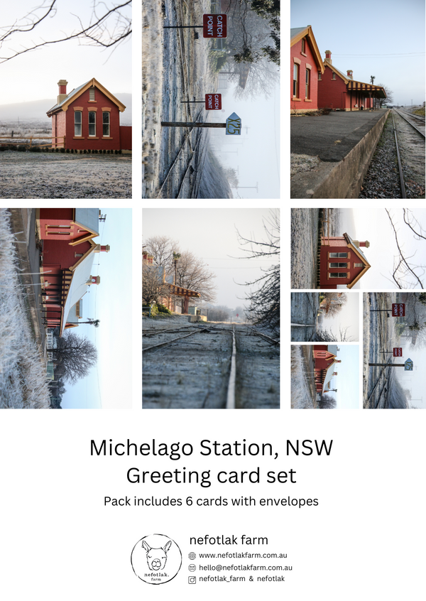 michelago station - 2023 - greeting card pack of 6